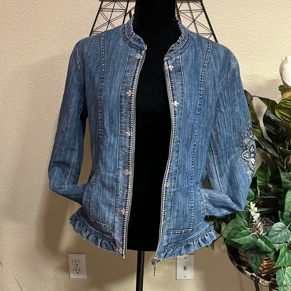 Christine Alexander Jean jacket